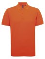 Heren Polo Asquith & Fox Polycotton Oranje